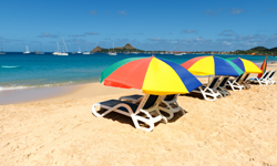 Summer holidays at the beach